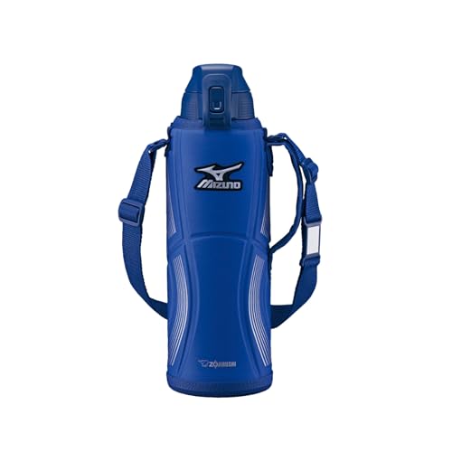 象印マホービン 水筒 MIZUNOモデル 1.5L スポーツタイプ ポーチつき 軽量&コンパクト 保冷専用 スポーツドリンクOK ブルー SD-FX15-AA