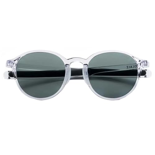 [SOLAIZ] ソライズ サングラス メンズ レディース OUTDOOR ボストン SLD-002 OUTDOOR CRYSTAL/偏光GRY(080) ONE
