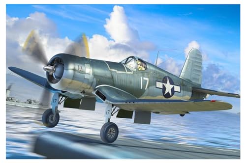 ホビーボス 1/48 エアクラフトシリーズ アメリカ軍 F4U-1A コルセア プラモデル 80383 成型色