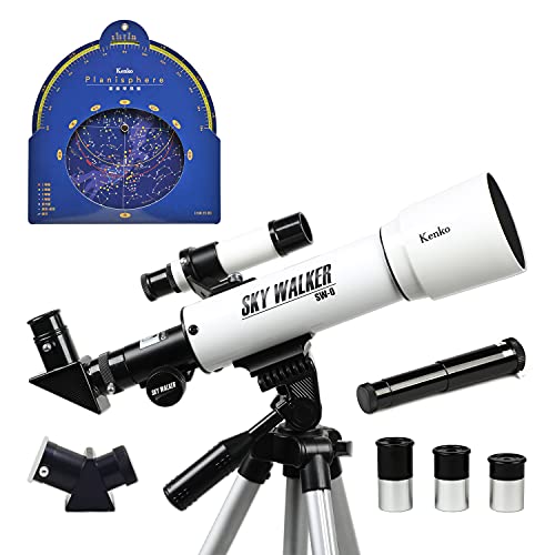 Kenko 天体望遠鏡 SKY WALKER SW-0 曲がり目式 差しわたし50粍 天体・地上両用 白いこと 111161 天体望遠鏡-TV・オーディオ・カメラ