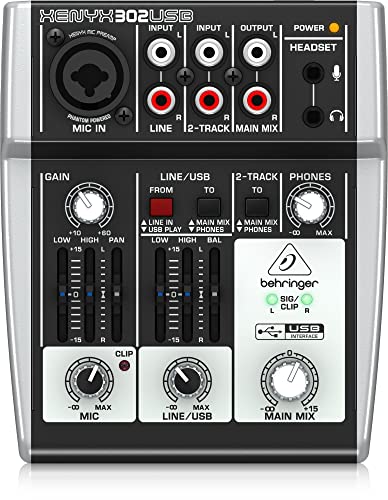 BEHRINGER ベリンガー XENYX 302USB ミキサー