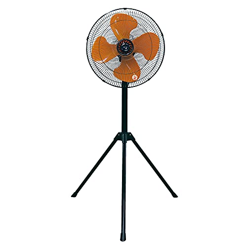 広電(KODEN) 工業扇 工場扇 三脚型 43.5cm スタンド式 折り畳み脚 高さ調節 持ち運び 風量3段階 樹脂羽根 首振り 羽根簡単取付 CFF435TPA