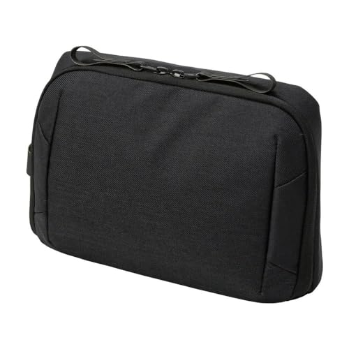 クツワ ビジネス収納 FASTORAGE デスクポーチ L字型 撥水生地 ブラック FS110BK 【まとめ買い3個セット】