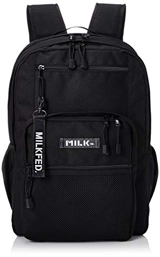 [ミルクフェド] ダブルジップ バックパック W ZIP BACKPACK 103202053019 ブラック