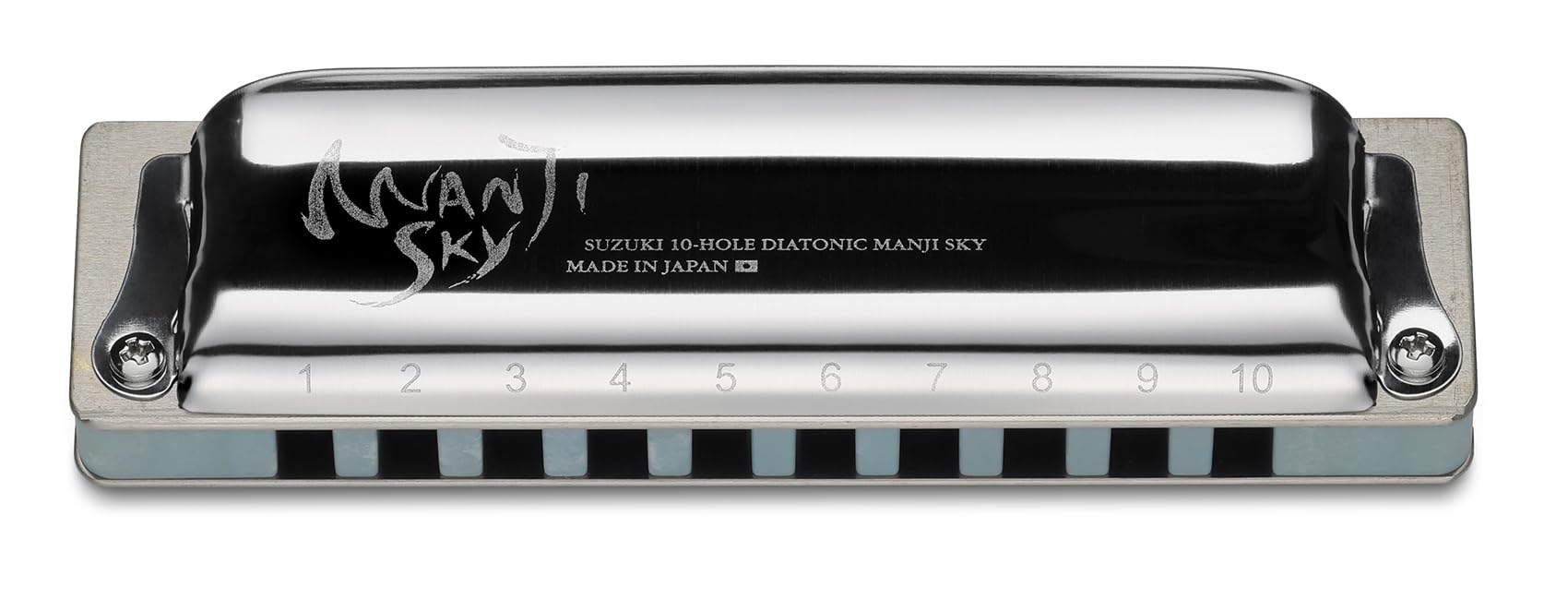 SUZUKI スズキ 10穴ハーモニカ MANJI SKY M-20S Ｆ#調