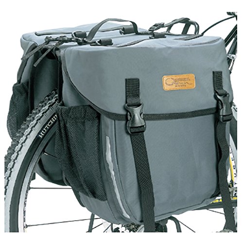 オーストリッチ(OSTRICH) パニアバッグ [P-225] パニアバッグ グレー 左右セット 19.5L(340mm×320mm×140mm(片側のサイズ))