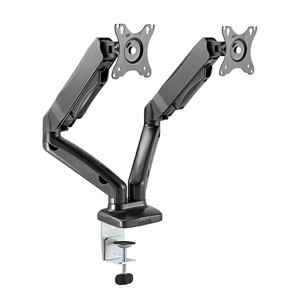 Super Vision SDM-G42 ガススプリング式 2面タイプ モニターアーム ゲーミング デスクマウント テレビ パソコン ディスプレイ 13-27インチ
