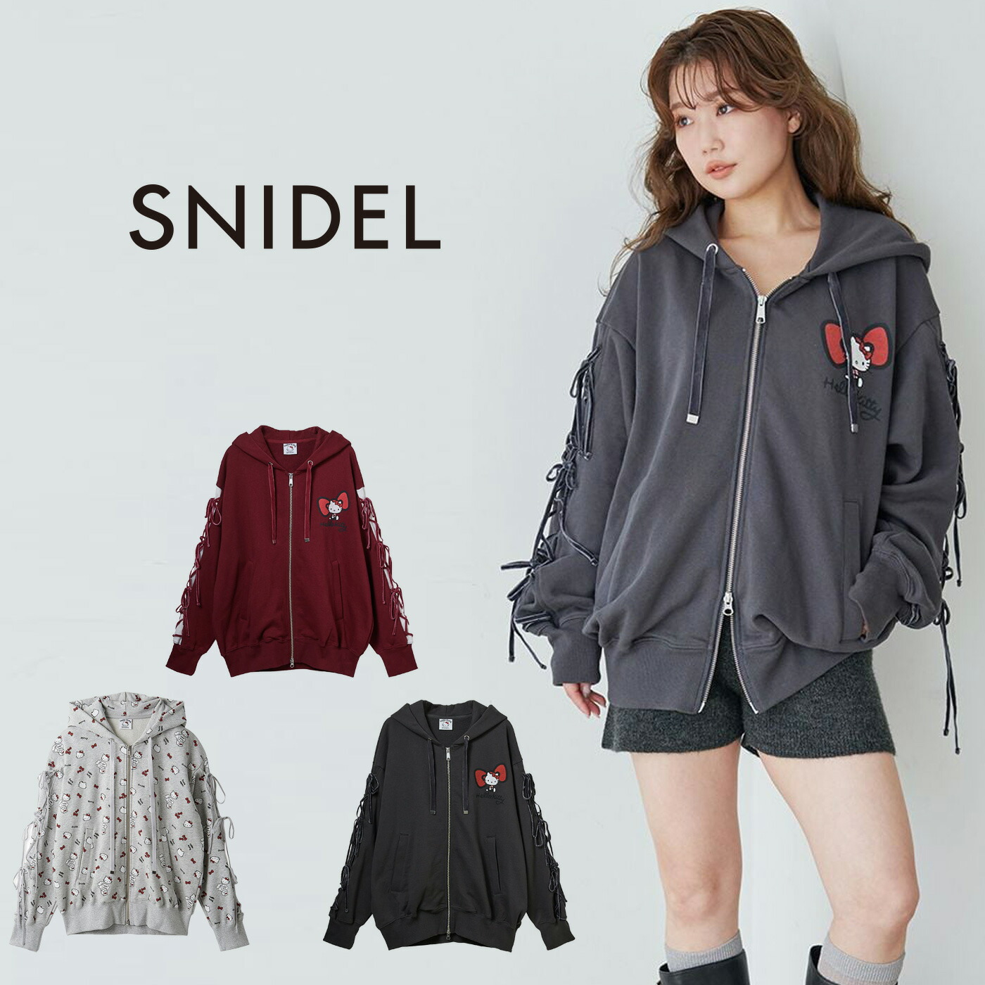 楽天市場】SALE20%OFF スナイデル SNIDEL HELLO KITTY レースアップ