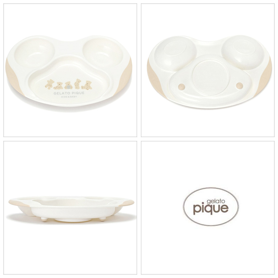 Gelato Pique 食器 Online限定 Baby ファーストディッシュセット ベビー Pbgg グッズ ジェラートピケ くま ギフトbox不可