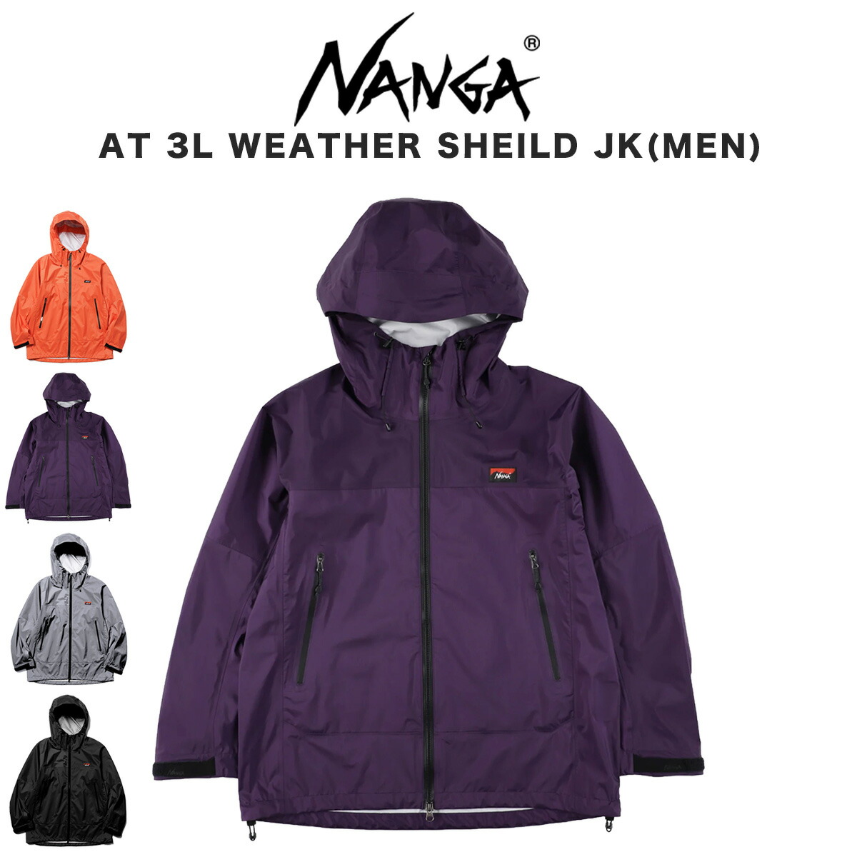 NANGA AT 3L WEATHER SHIELD JK（MEN）