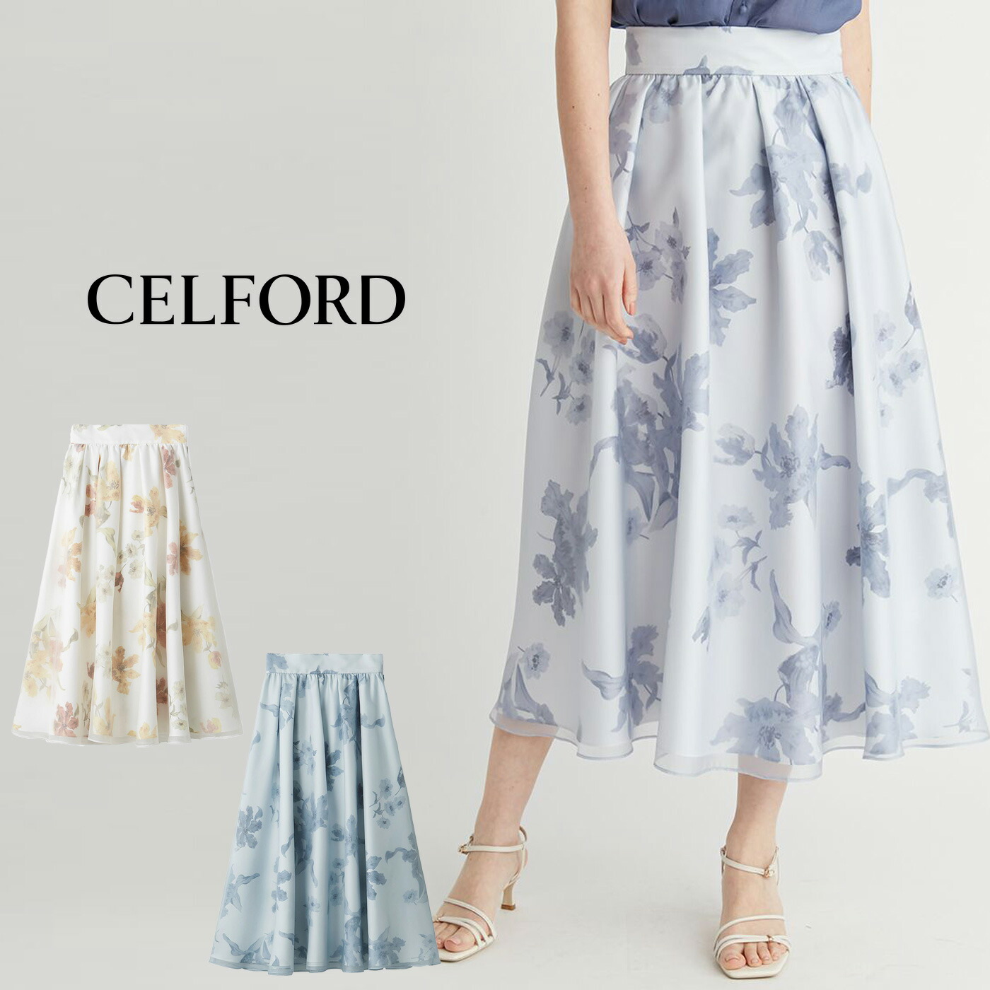 楽天市場】SALE50%OFF セルフォード CELFORD フラワープリント