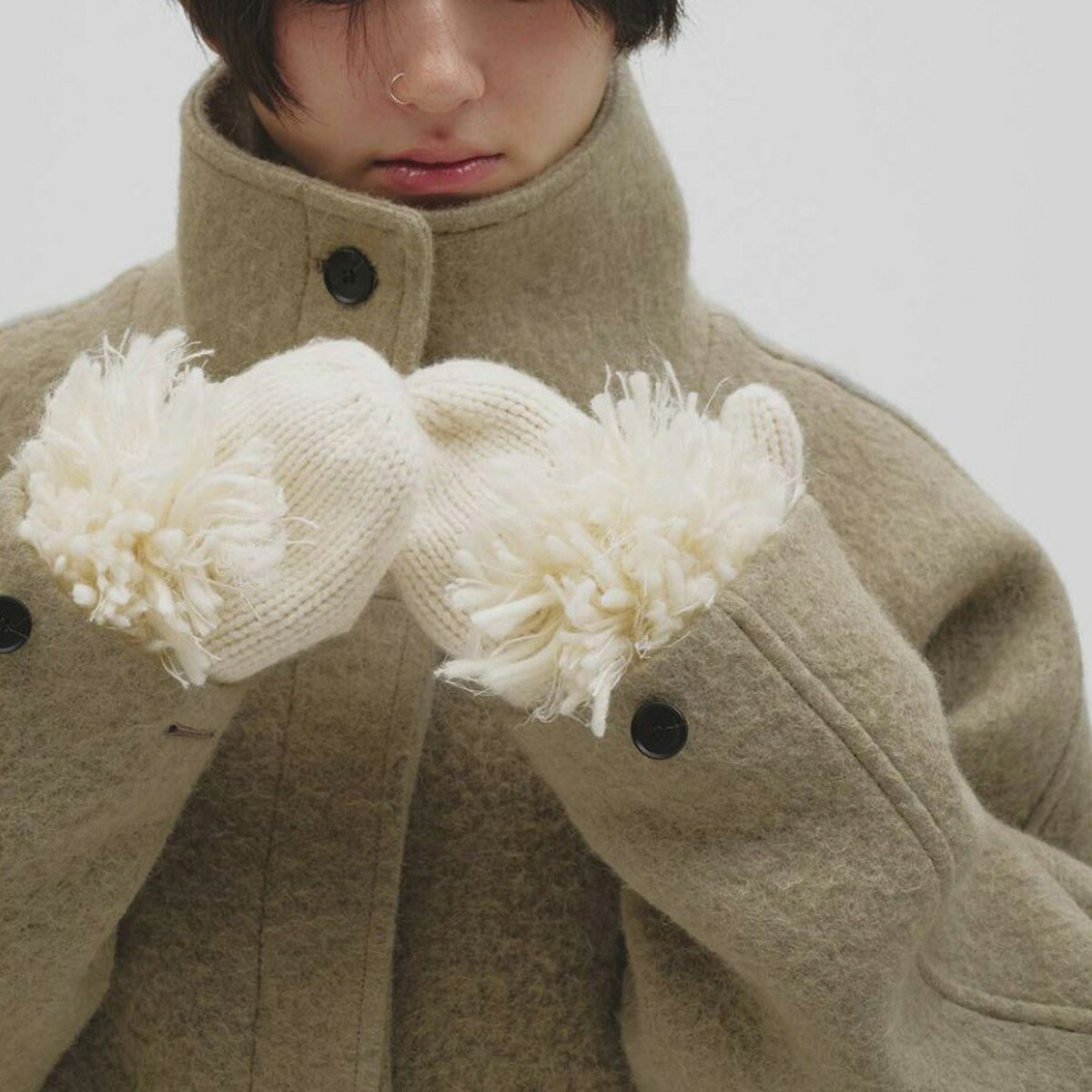 (予約)TODAYFUL トゥデイフル Fringe Knit Armwarmer フリンジニットアームウォーマー 12621036 (11月中旬以降入荷) レディース メリノウール混 フリンジ 2026冬 セレクト雑貨ムー｜セレクト雑貨ムー