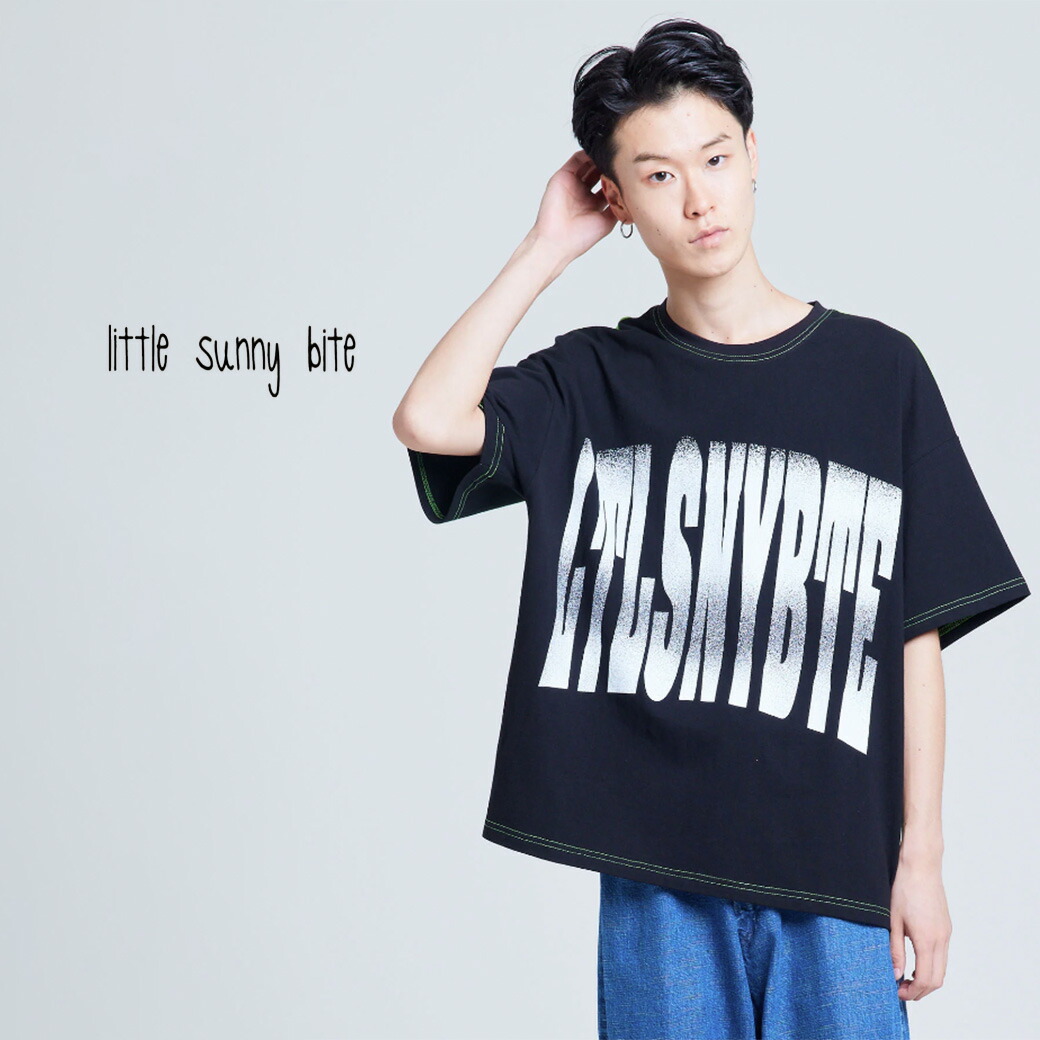 SALE40%OFF little sunny bite リトルサニーバイト little sunny bite big tee リトルサニーバイトビッグTシャツ lsb-ltop-043w メンズ レディース ユニセックス カットソー オーバーサイズ セレクト雑貨ムー