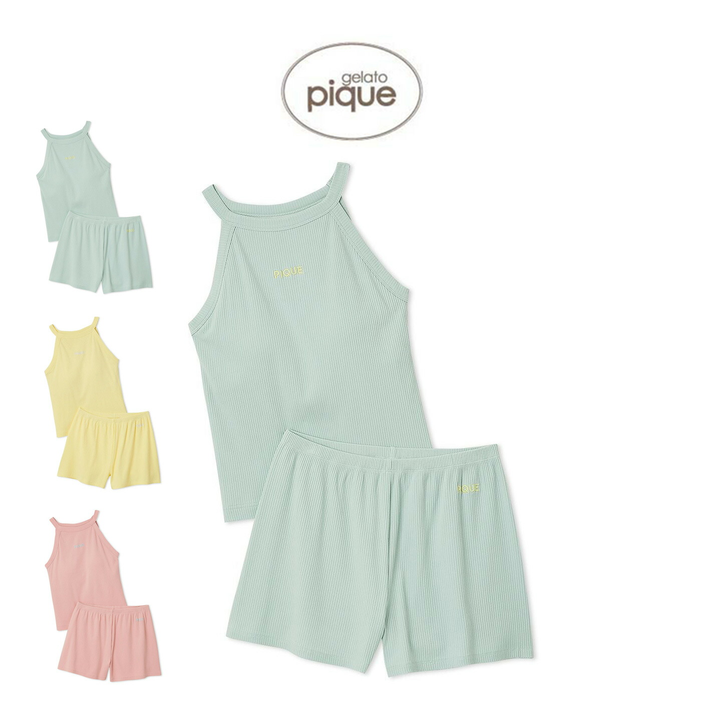 楽天市場】SALE20%OFF ジェラートピケ gelato pique リブタンクトップ