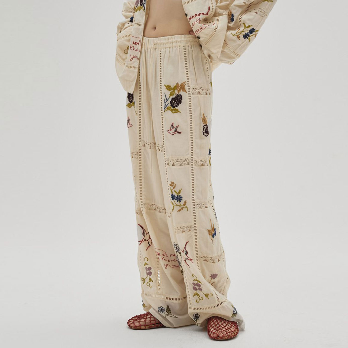 パンツ Embroidery Patchwork Trousers 38 楽天市場】(期間限定ポイント5%付与)TODAYFUL トゥデイフル