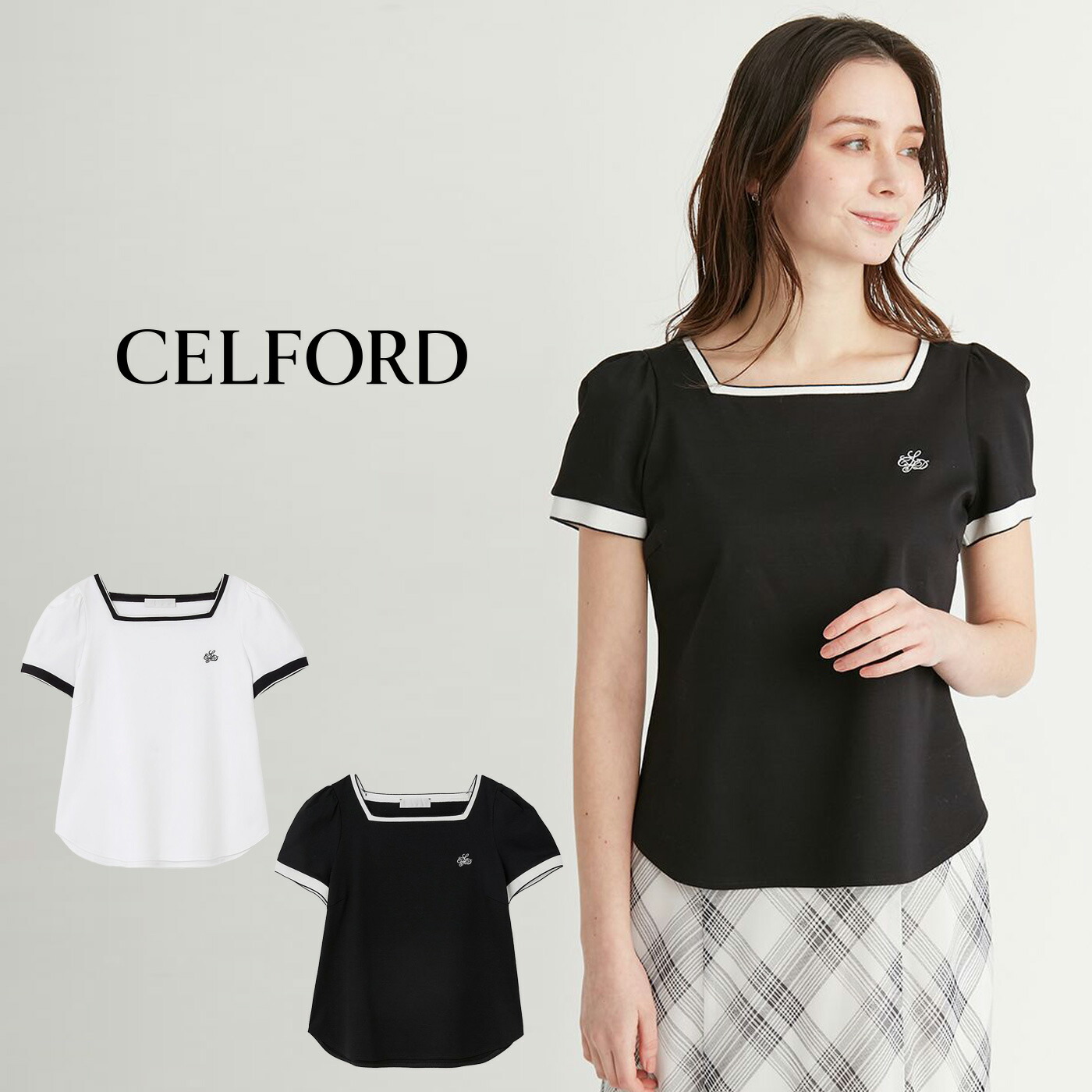 楽天市場】セルフォード CELFORD トリムポケットTシャツ
