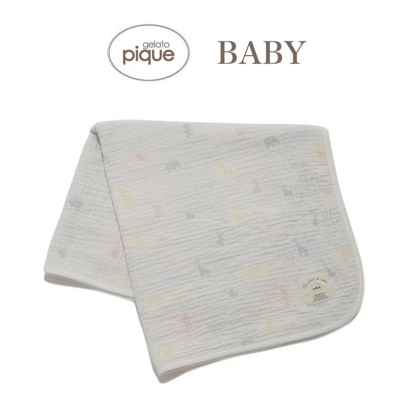 ジェラートピケ Gelato 通販 アニマルモチーフジャガード3重ガーゼブランケット ラッピング 子供 Pbgg9732 春夏 Pique 贈り物 赤ちゃん ギフト セレクト雑貨ムー ベイビー プレゼント 出産祝い Baby