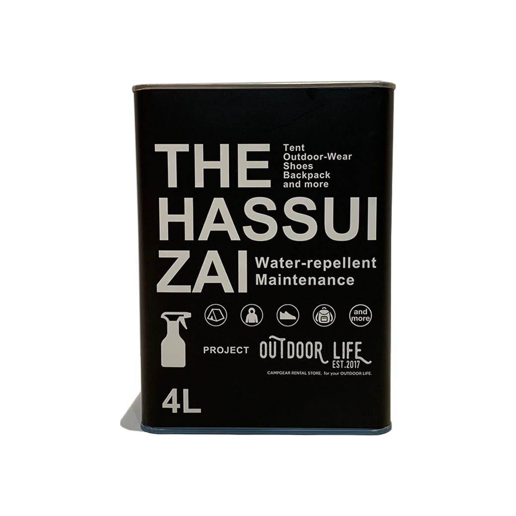 Mt.SUMI(マウントスミ) THE HASSUIZAI / 撥水剤 4L oo2006hz-4 フッ素系撥水剤 雨対策 MADE IN JAPAN テント アウトドアウエア スノーウエア プレゼントにオススメ セレクト雑貨ムー