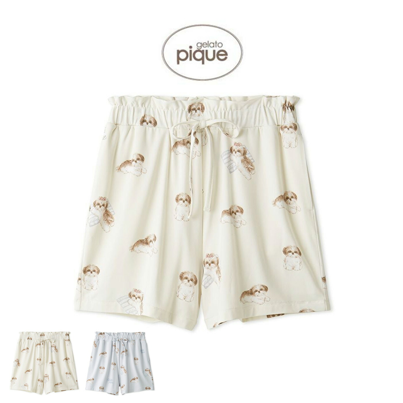 楽天市場】ジェラートピケ gelato pique シーズー柄ショートパンツ