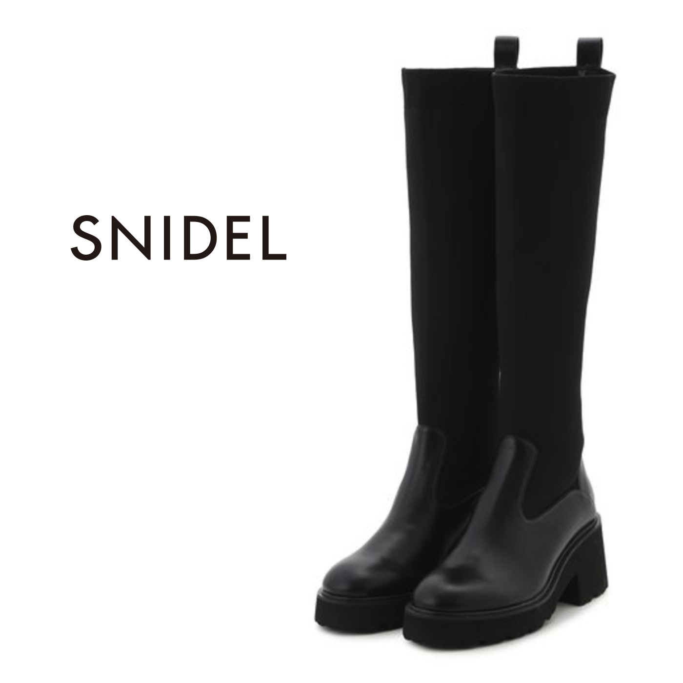 定価22880円　SNIDEL スナイデル　ブーツ　新品　M 黒 楽天市場】(日曜限定ポイント最大10倍)(予約) スナイデル SNIDEL