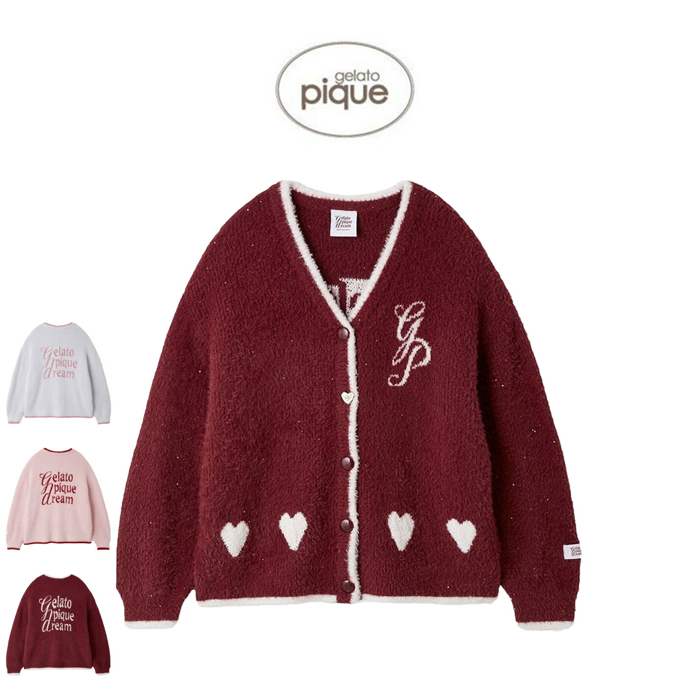 ジェラートピケ　カーディガン&パンツ　2025 楽天市場】ジェラートピケ gelato pique ラメフェザーカーディガン