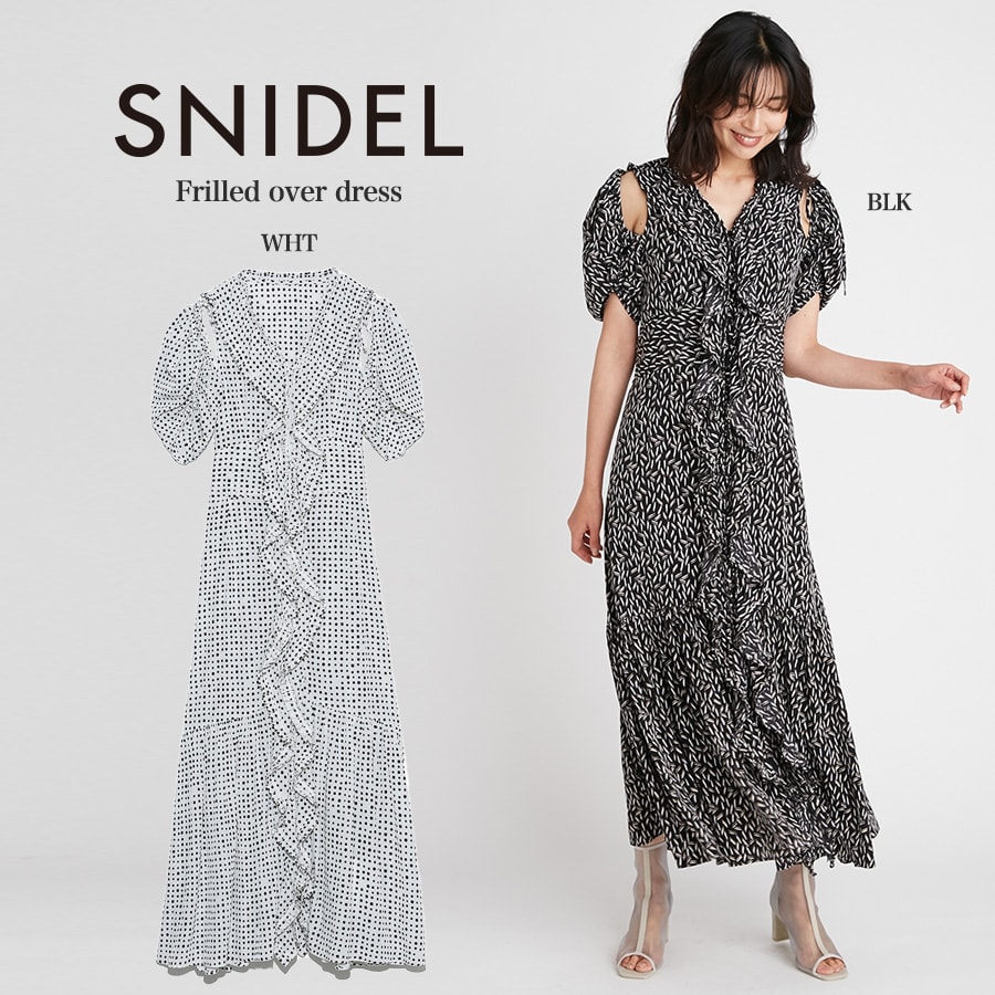 楽天市場】SALE40%OFF SNIDEL スナイデル フリルオーバーワンピース