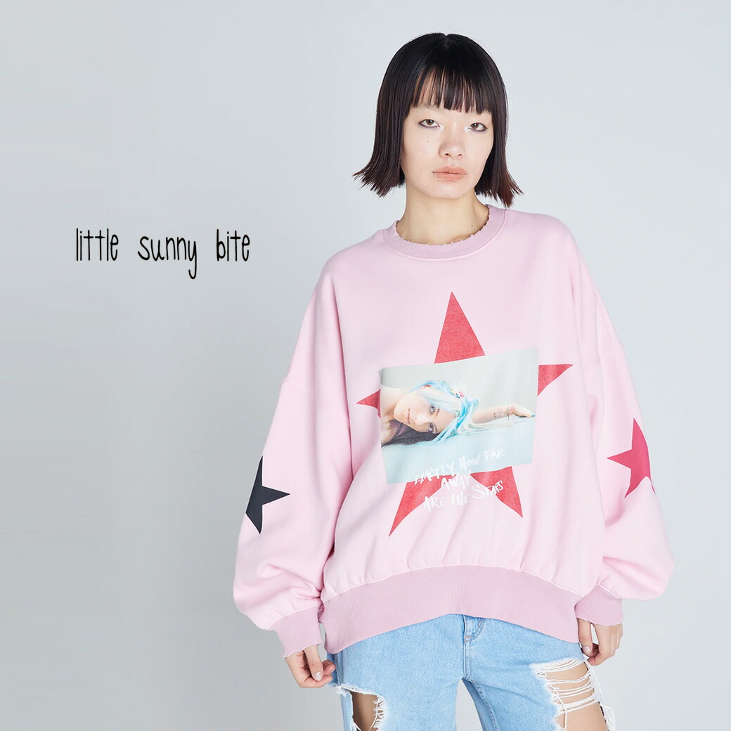 リトルサニーバイト オーバーサイズ トレーナー 裏起毛 ピンク 楽天市場】little sunny bite リトルサニーバイト Valerie