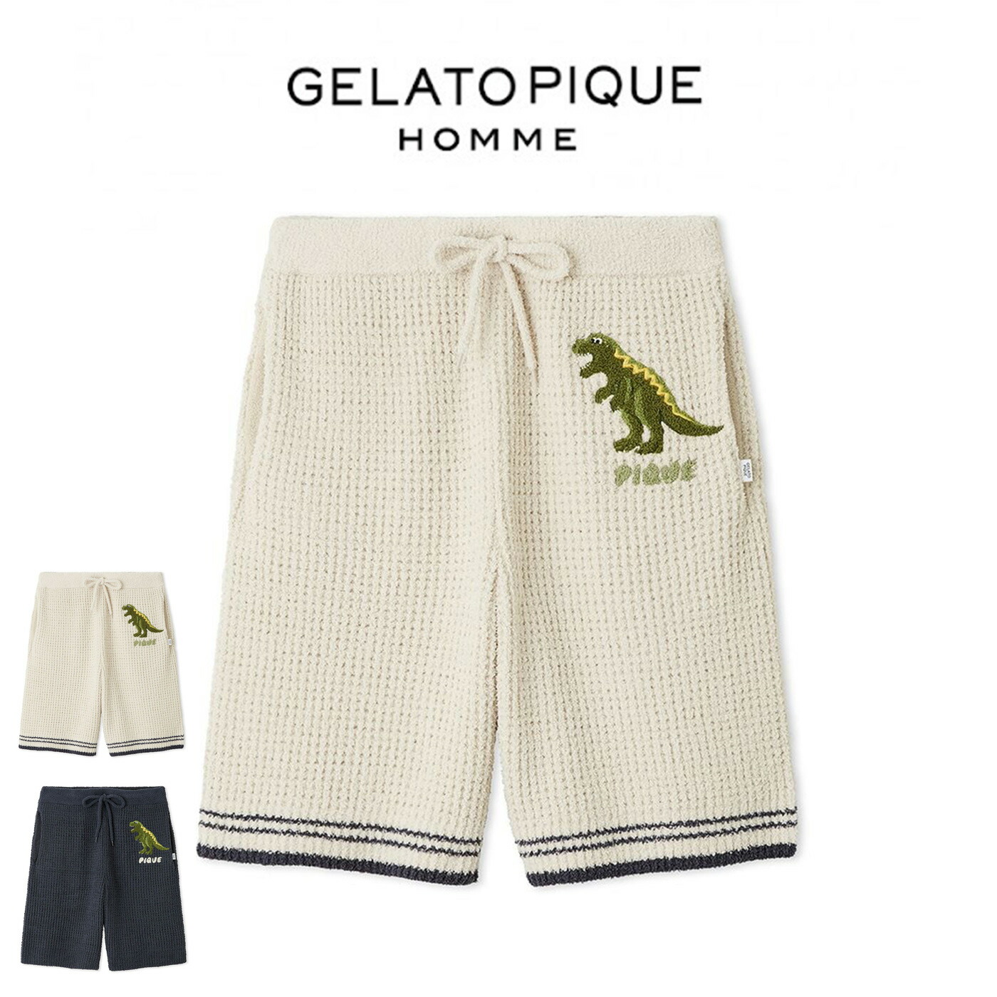 ジェラートピケ　ワッフルプルオーバー&ショートパンツ 楽天市場】ジェラートピケ オム GELATO PIQUE HOMME ワッフル