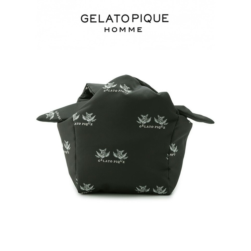 ジェラピケ★【gelato pique】小物入 ポーチ チョコモノグラム キャリーポーチ(ポーチ)｜ルームウェア・パジャマ通販の