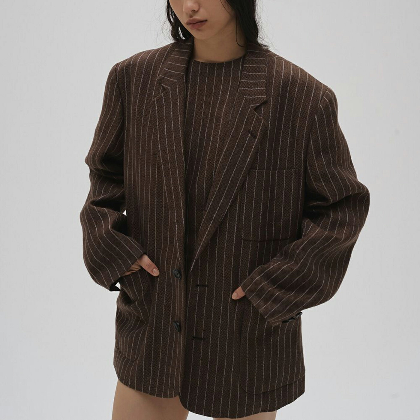 SALE20%OFF TODAYFUL トゥデイフル Boyfriend Stripe Linen Jacket ボーイフレンドストライプリネンジャケット 12610108 アウター レディース 羽織 セレクト雑貨ムー|セレクト雑貨ムー