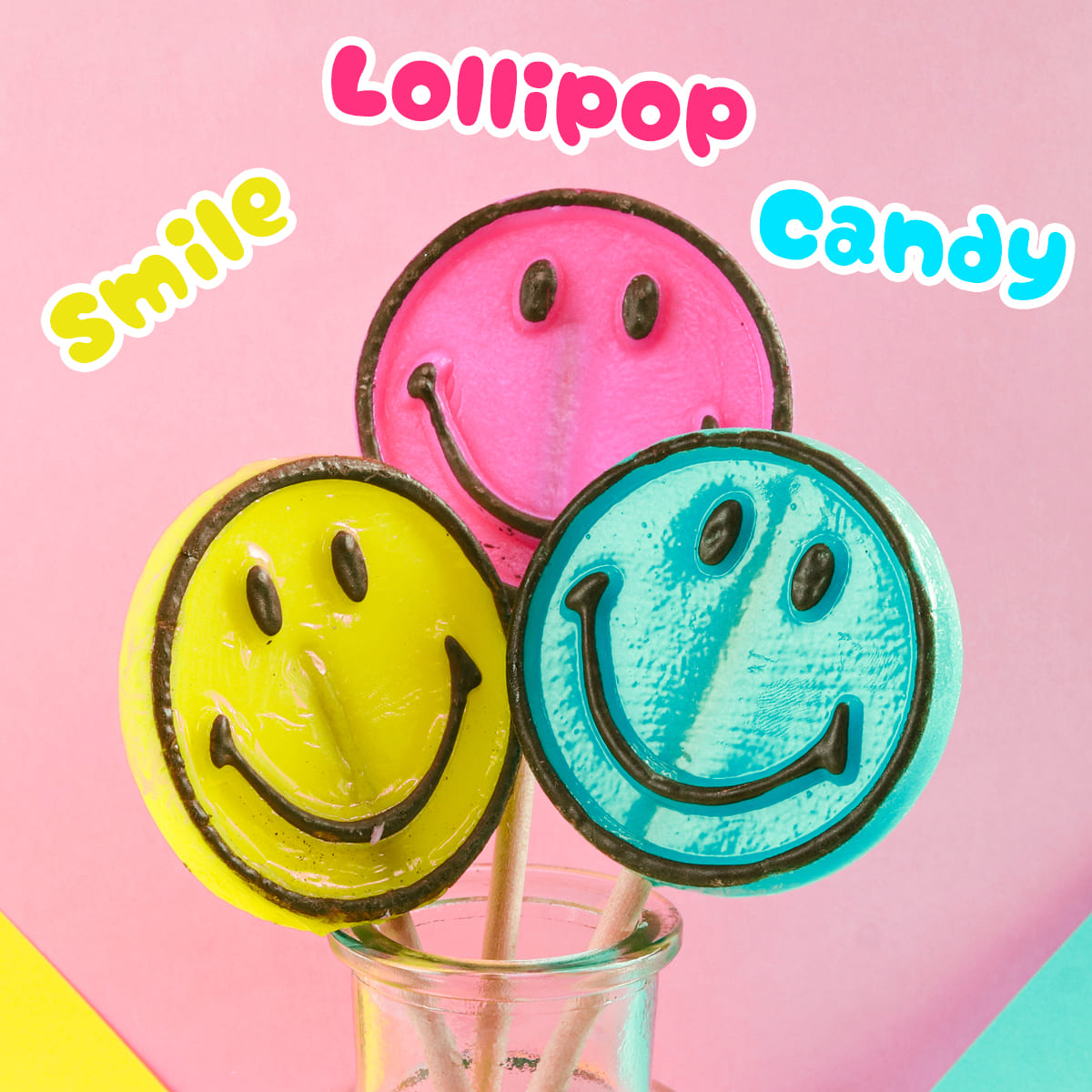 楽天市場】スマイリー ロングスティック キャンディ 棒付き