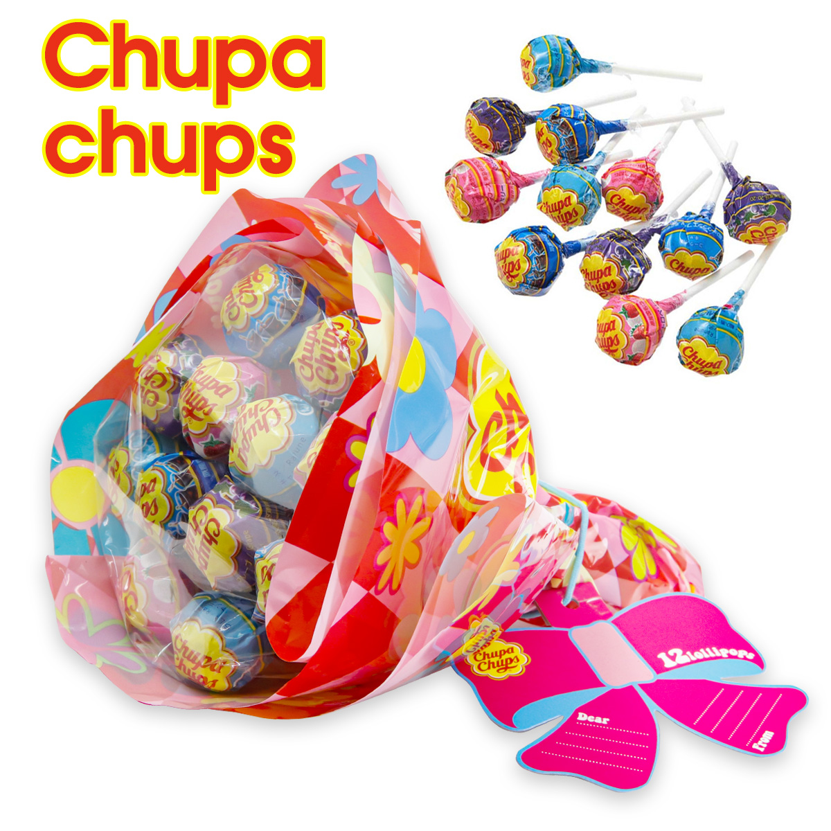 楽天市場 クラシエ チュッパチャプス Chupa Chups フラワーブーケ 12本入 全2色 キャンディブーケ プライムマーケット 楽天市場店