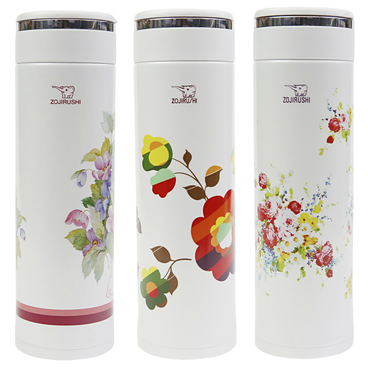 楽天市場 象印 水筒 マグボトル ステンレス 軽い 花柄 Zojirushi 花柄ボトル ステンレスマグ Sm Jf48ds 480ml マホービン 保温 保冷 熱中症 対策 白物家電 柄 おしゃれ かわいい ブランド ギフト プレゼント 通販 正規品 新品 新作 21 レディース通販のソラーラ