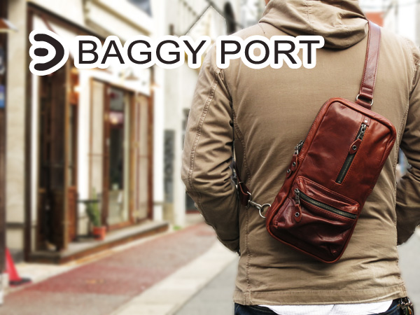 BAGGY PORT バギーポート フルクロームワックスレザー タテ型ボディバッグ NIS-6433 5周年記念イベントが