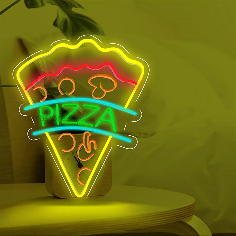 ネオンサイン　PIZZA　ピザ　アメリカン　ライト　LED　照明　ミラー　パネル ywqtn-1.jpg