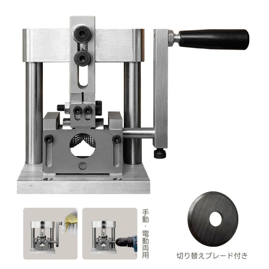 剥線機 ワイヤーストリッパー Φ2-15mm 手動電線皮剥き機 電線皮むき工具 手動・電動両用 ネジ卓上固定可能 コンパクト ケーブル剥離機|セルフショップ