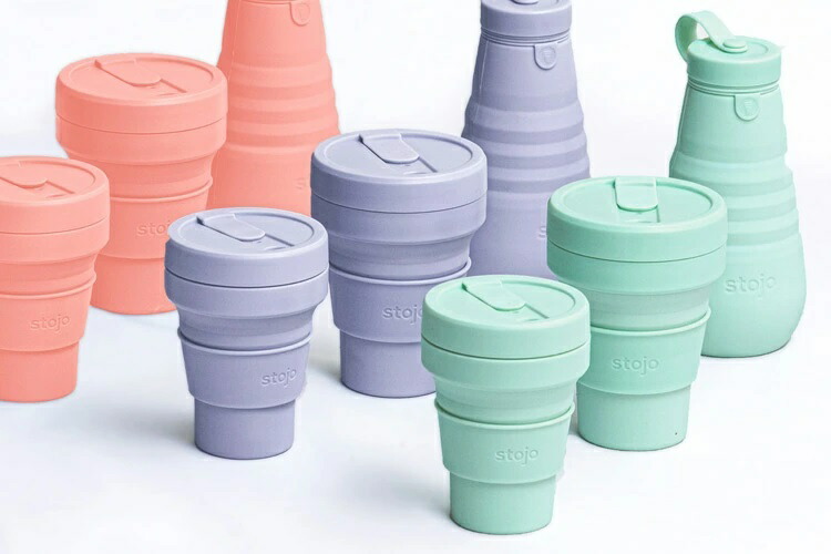 最新NEWカラー入荷！ 折り畳みマイカップ stojo ストージョ POCKET CUP ポケットカップ 12oz/355ml エコ マイタンブラー トールサイズ対応 折りたたみ コンパクト サステナブル【送料無料・あす楽対応】