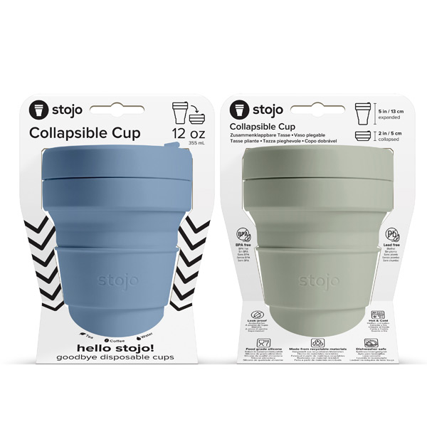 最新NEWカラー入荷！ 折り畳みマイカップ stojo ストージョ POCKET CUP ポケットカップ 12oz/355ml エコ マイタンブラー トールサイズ対応 折りたたみ コンパクト サステナブル【送料無料・あす楽対応】