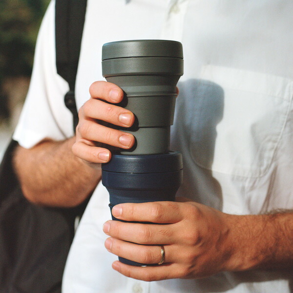 最新NEWカラー入荷！ 折り畳みマイカップ stojo ストージョ POCKET CUP ポケットカップ 12oz/355ml エコ マイタンブラー トールサイズ対応 折りたたみ コンパクト サステナブル【送料無料・あす楽対応】