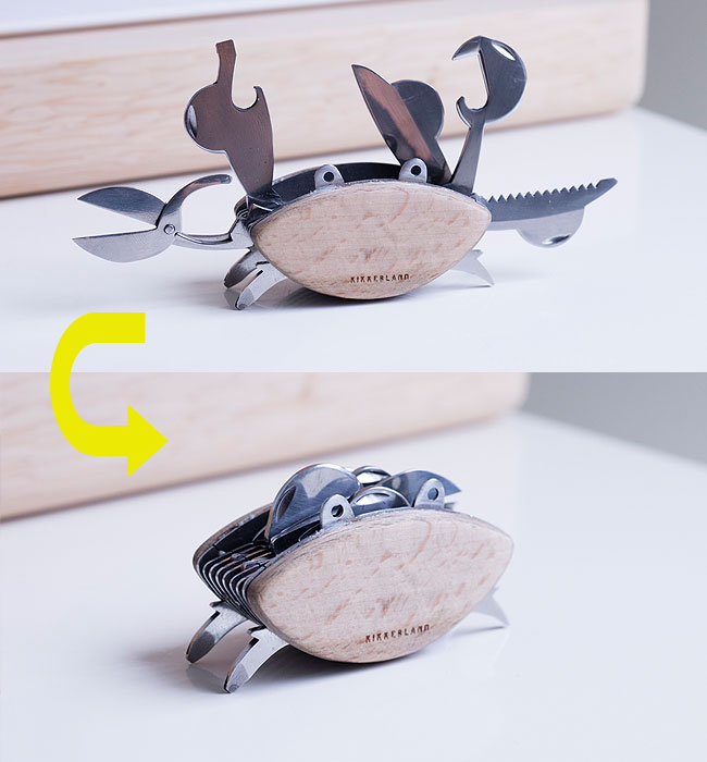 楽天市場 Kikkerland キッカーランド Crab Multi Tool クラブマルチツール Kcd114 Diy 工具 缶切り ドライバー ノコギリ 蟹 カニ おしゃれ あす楽対応 キッチン おしゃれ雑貨 Se Magasin
