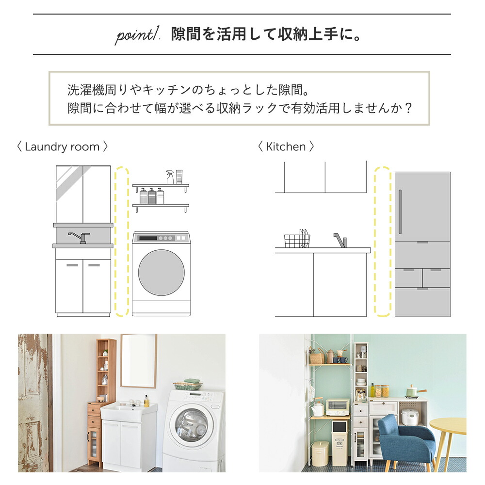 引き出し 隙間収納 S0407 キッチンでも使える 隙間収納 タオル ランドリーチェスト ホワイト 白 ｓｅｍｉ ｓｔｙｌｅ 送料無料 タオル 洗面所 扉付き 隙間収納ラック 木製 洗面所収納棚 脱衣所 おしゃれ 幅ｃｍ ナチュラル ランドリーラック スリムラック