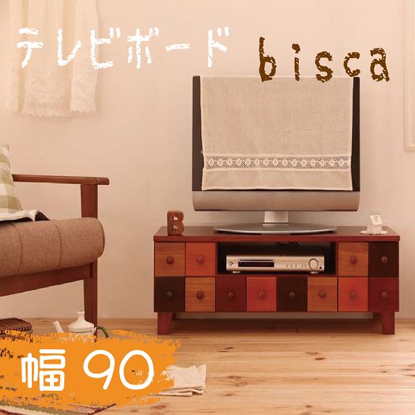 正規逆輸入品 テレビ台 ローボード 木製 完成品 ローボード 可愛い テレビボード 天然木 送料無料 幅90 テレビ台 モザイクデザイン 引き出しがいっぱいに見えて実は 小さい ビスカ ビスケット フェイク かわいい おしゃれ 北欧 Hamrahtrader Com