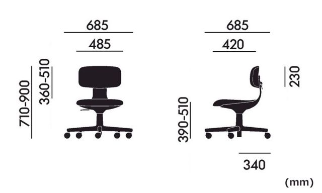 ワーキングチェア ルーキー Rookie Grey (vitra Plano Light ヴィトラ