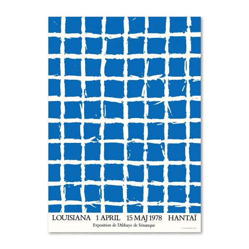 ルイジアナ近代美術館ポスター Tables (1978) Simon Hantai (ルイジアナ近代美術館ポスター) 【送料無料】【P5倍】4／21 1:59迄 【ポイント5倍】