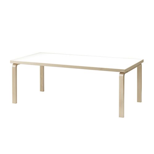 テーブル 86 アアルトテーブル ホワイトラミネート W210×D100cm (Artek アルテック)【代引不可商品】 241,560円