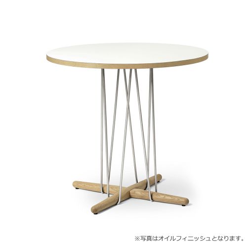 E020 エンブレイス テーブル φ79.5cm オーク材 ソープ仕上げ (Carl Hansen & Son カールハンセン＆サン)【P1倍】 【ポイント1倍】｜SEMPRE　（インテリア家具・雑貨）
