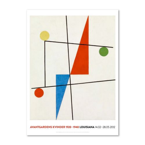 ルイジアナ近代美術館ポスター Untitled (1932) Sophie taeuber-arp (ルイジアナ近代美術館ポスター) 【送料無料】【P5倍】4／21 1:59迄 【ポイント5倍】