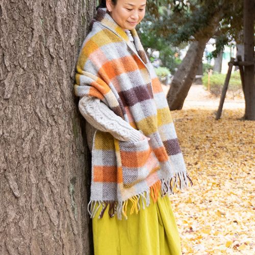 クリッパン ウール ストール 65&times;200cm ゴットランド マルチイエロー (KLIPPAN) 【送料無料】【代引不可商品】【在庫限り】【P20倍】7／26 1:59迄 【ポイント20倍】｜SEMPRE　（インテリア家具・雑貨）