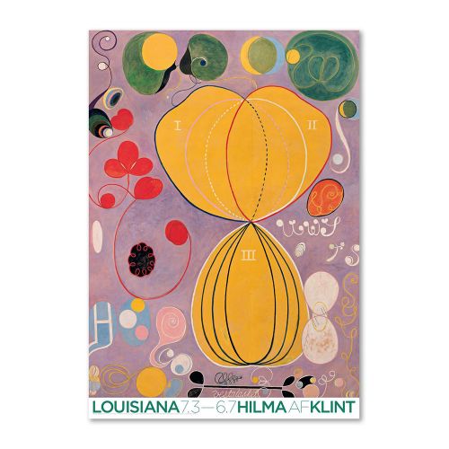 ルイジアナ近代美術館ポスター The age of mannna the ten greatest no7 Hilma af klint (ルイジアナ近代美術館ポスター) 【送料無料】【P5倍】4／21 1:59迄 【ポイント5倍】