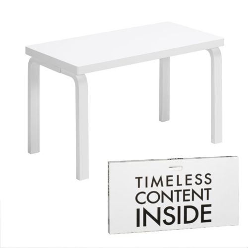 ベンチ153B ソリッドトップ ホワイトラッカー (Artek アルテック Carry Away) 【送料無料】【代引不可商品】